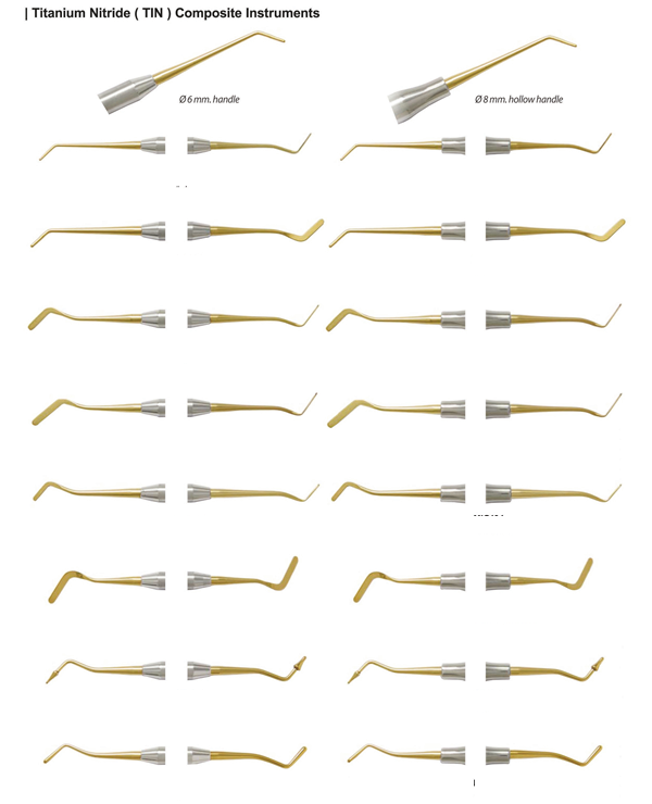 Titanium Nitride (TIN) Composite Instruments